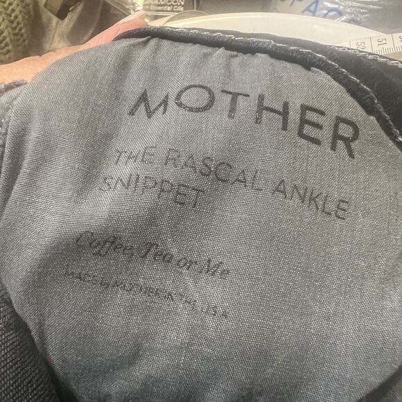 MOTHER Women's Straight Leg Jeans - Dark Blue - Picture 11 of 12